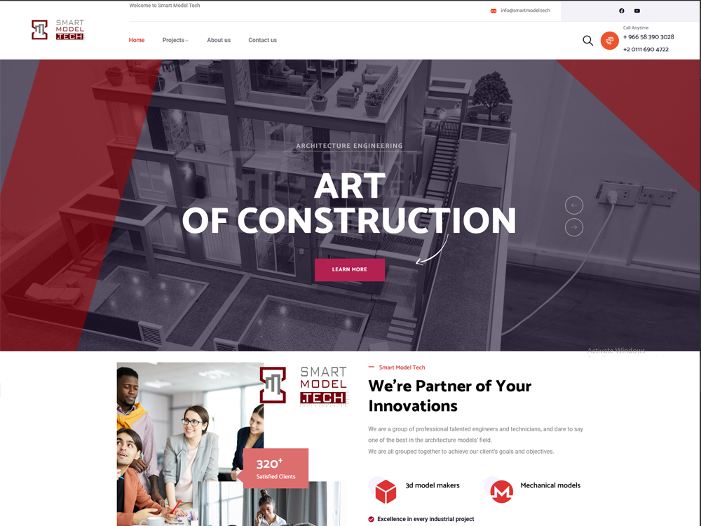 Website Design Architectural Engineering